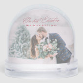 Simple Script Our First Christmas Wedding Photo (Arrière)