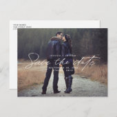 Simple Script Overlay Photo Sla de datum op Briefkaart (Voorkant / Achterkant)