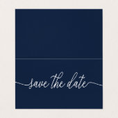 Simple Script Photo Enregistrer La Carte Date (Extérieur déplié)