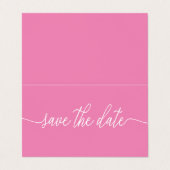 Simple Script Photo Enregistrer La Carte Date (Extérieur déplié)