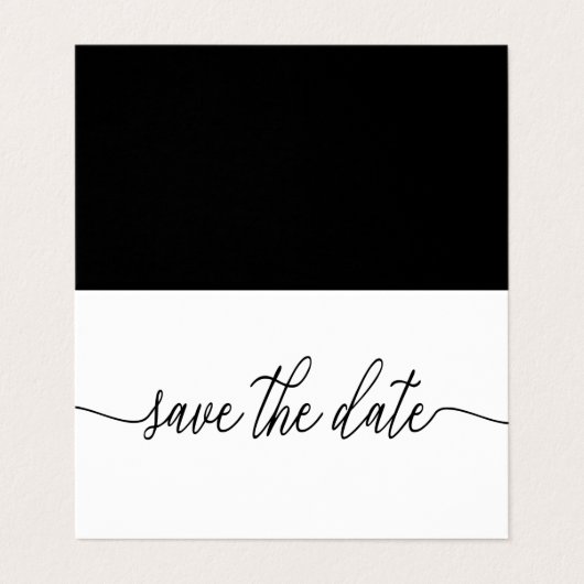 Simple Script Photo Enregistrer La Carte Date (Extérieur déplié)