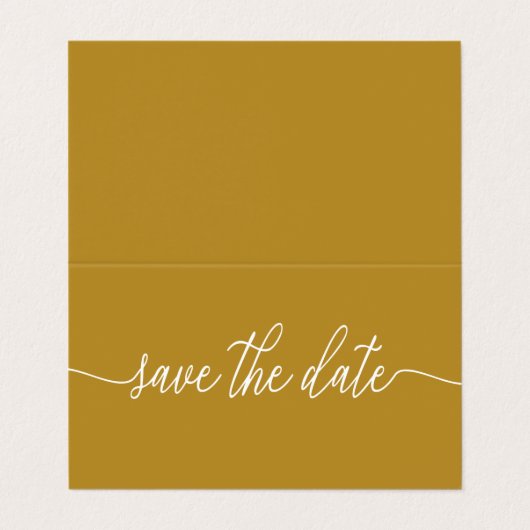 Simple Script Photo Enregistrer La Carte Date (Extérieur déplié)