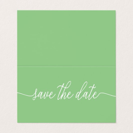 Simple Script Photo Enregistrer La Carte Date (Extérieur déplié)