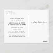 Simple Script Photo Enregistrer la carte postale D (Dos)