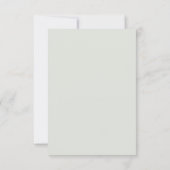Simple Script Photo Funeral Bedankkaart (Achterkant)