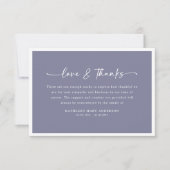 Simple Script Photo Funeral Bedankkaart (Voorkant)