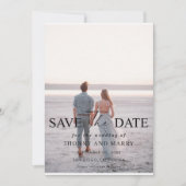 Simple Script Photo Wedding enregistrer les cartes (Devant)