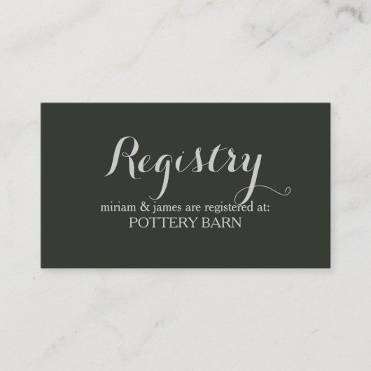 Simple Script Registry Kaarten (Voorkant)