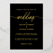 Simple Script - Vrai Feuille - Faire-Part de Maria (Recto)