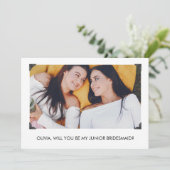 Simple Serez-Vous Mon Carte photo Jeune Femme D'Ac (Debout devant)