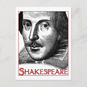 Simple Shakespeare Logo Briefkaart