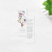 Simple signet de prière funéraire Magnolia (Bureau)