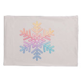 Simple Snowflake Kussensloop (Achterkant-Links)