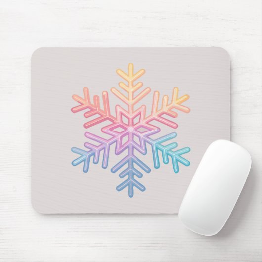 Simple Snowflake Muismat (Met muis)