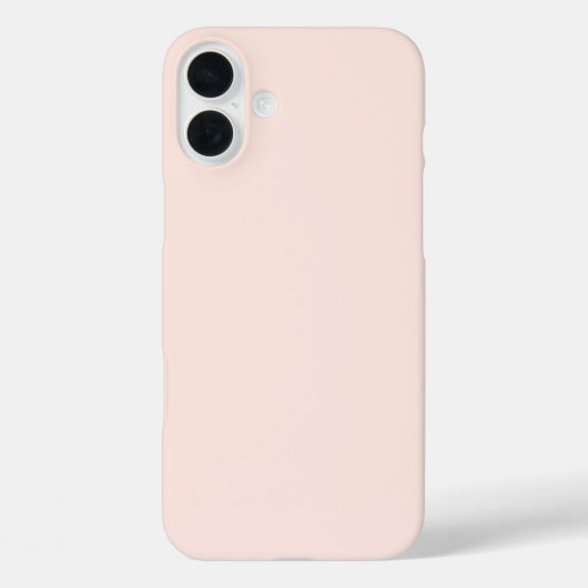 Simple Solid Blush Pink Case-Mate iPhone Case (Achterkant)
