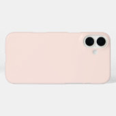 Simple Solid Blush Pink Case-Mate iPhone Case (Achterkant (horizontaal))