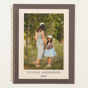 Simple Style Personnalisé Photo Boho Brown