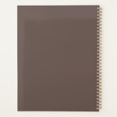 Simple Style Personnalisé Photo Boho Brown (Dos)