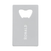 Simple Stylish Bottle Opener Custom Text Bar Key (Devant)