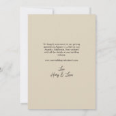 Simple Stylish Full Photo Wedding Save the Date (Dos)