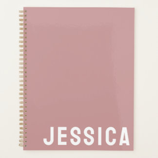 SIMPLE STYLISH MODERN CUSTOMIZED NAME DAILY PLANNER
