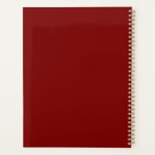 SIMPLE STYLISH MODERN CUSTOMIZED NAME DAILY PLANNER (Achterkant)