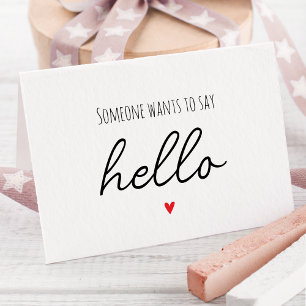 Simple Surprise Reveal Zwangerschapsaankondiging K Aankondiging