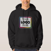 Simple Sweat à capuche avec logo d'entreprise - Gr (Devant)