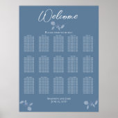 Simple tableau de sièges de réception de mariage b (Devant)