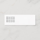 Simple tendance Cartes de visite de thème chien an (Dos)