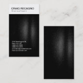 Simple tendance Cute Carte de visite noir blanc cl (Devant / Derrière)