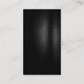 Simple tendance Cute Carte de visite noir blanc cl (Dos)