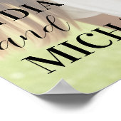 Simple Text Overlay Photo Rehearsal Dinner Poster (Hoek)