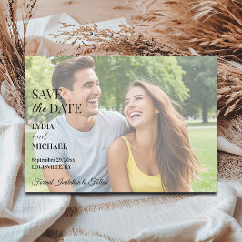 Simple Text Overlay Photo Save The Date