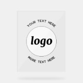 Simple texte de logo promotionnel d'entreprise (Recto)