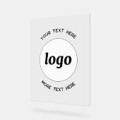Simple texte de logo promotionnel d'entreprise (Angle)