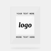 Simple texte de logo promotionnel d'entreprise (Recto)