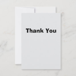 Simple Thank You Card Bedankkaart
