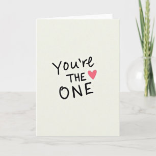 Simple The One Heart Kaart