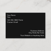 Simple thème de pêche Cartes de visite uniques (Dos)