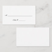 Simple, toutes les occasions - Cartes d'affectatio (Devant / Derrière)