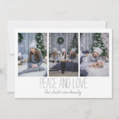 Simple trois photo carte de vacances Rustique (Devant)