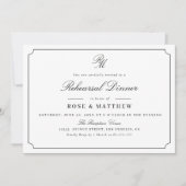 simple typographie mariage invitation (Devant)