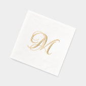 Simple une lettre Monogramme initial (Gauche)