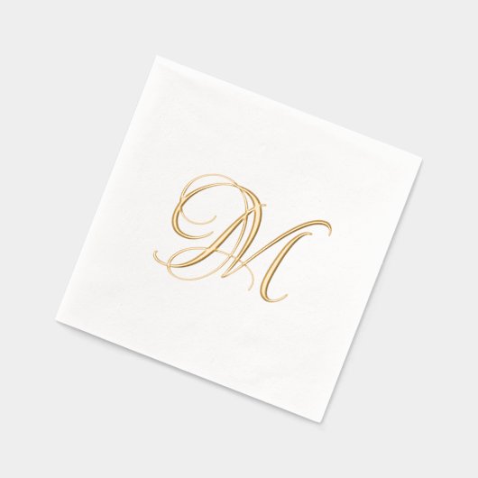 Simple une lettre Monogramme initial (Gauche)
