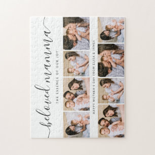 Simple Unique Mothers Day Collage Photo Puzzle