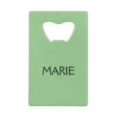 SIMPLE VERT MINIMAL AJOUTER VOTRE NOM TEXTE CADEAU (Dos)