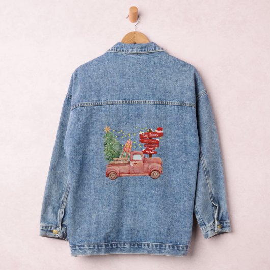 Simple veste en jean stylée et cool pour Noël  (Hangar)