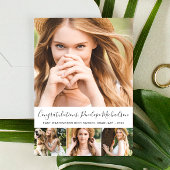 Simple Vier Photo Grid-Afstuderen Aankondiging