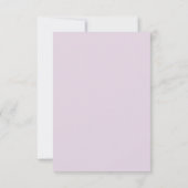 Simple violet et brillant orange RSVP en ligne cod (Dos)